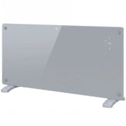 HOMCOM 2000W Smart Panel Heater Wall Mounted & Freestanding, Electric Heater with Weekly Timer, Open Window & Anti-Frost, Grey