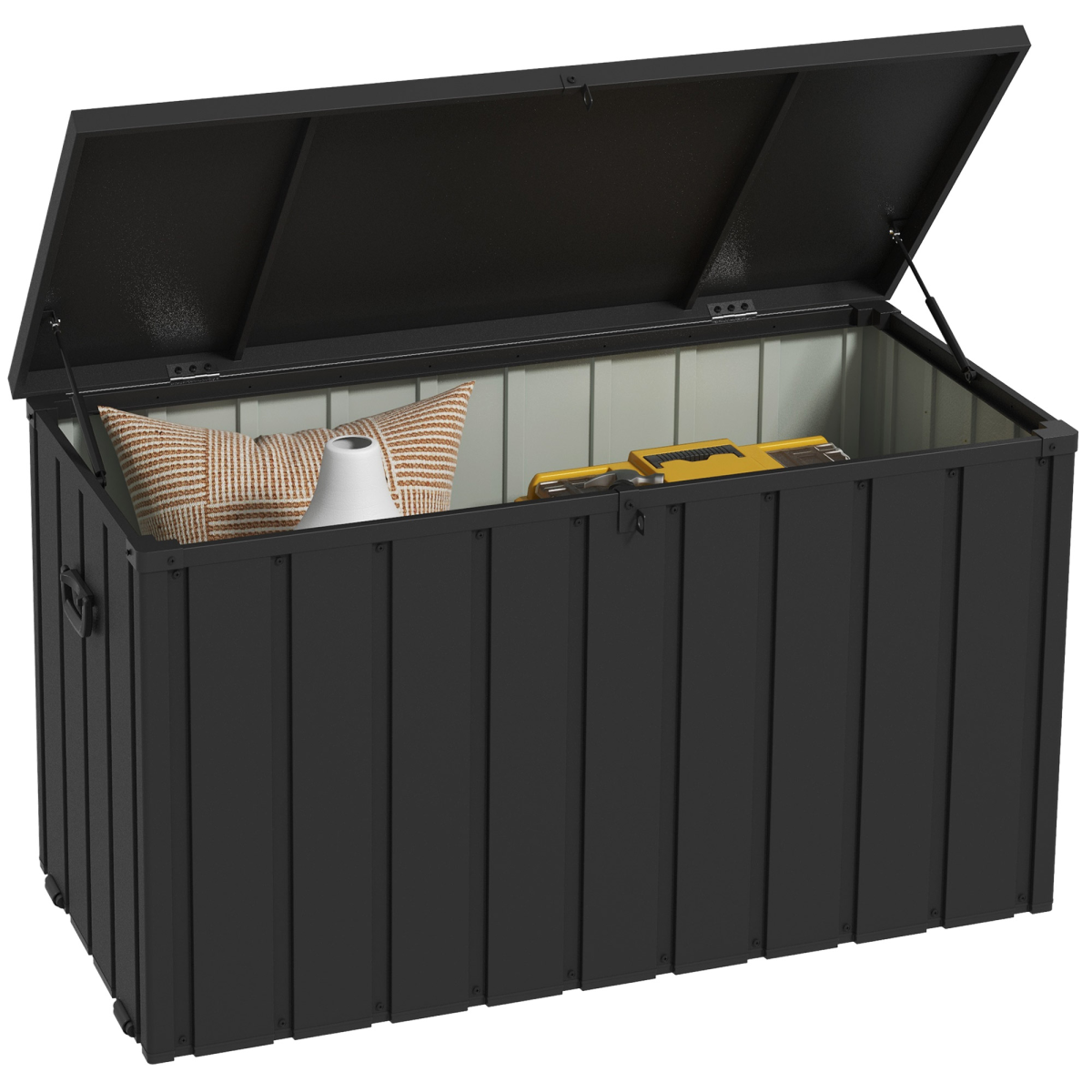 cortex-london-windsor-450l-waterproof-outdoor-storage-box-dark-grey-wheels-handles