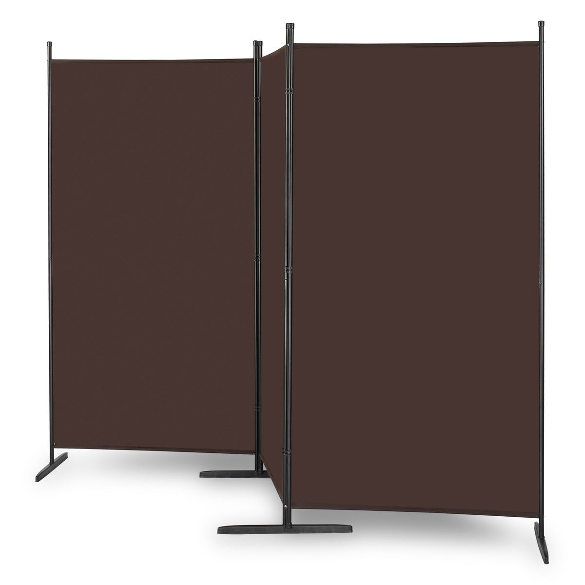 cortex-london-kensington-6ft-trifold-brown-polyester-room-divider-screen