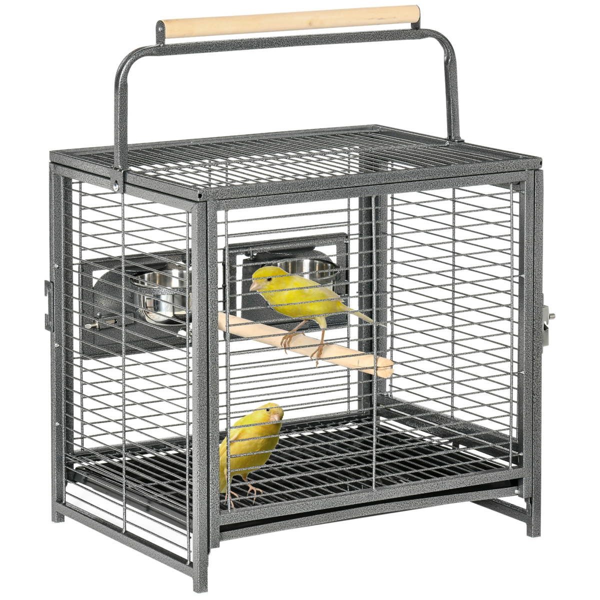 cortex-london-windsor-parrot-cage-bird-carrier-black-wooden-perch