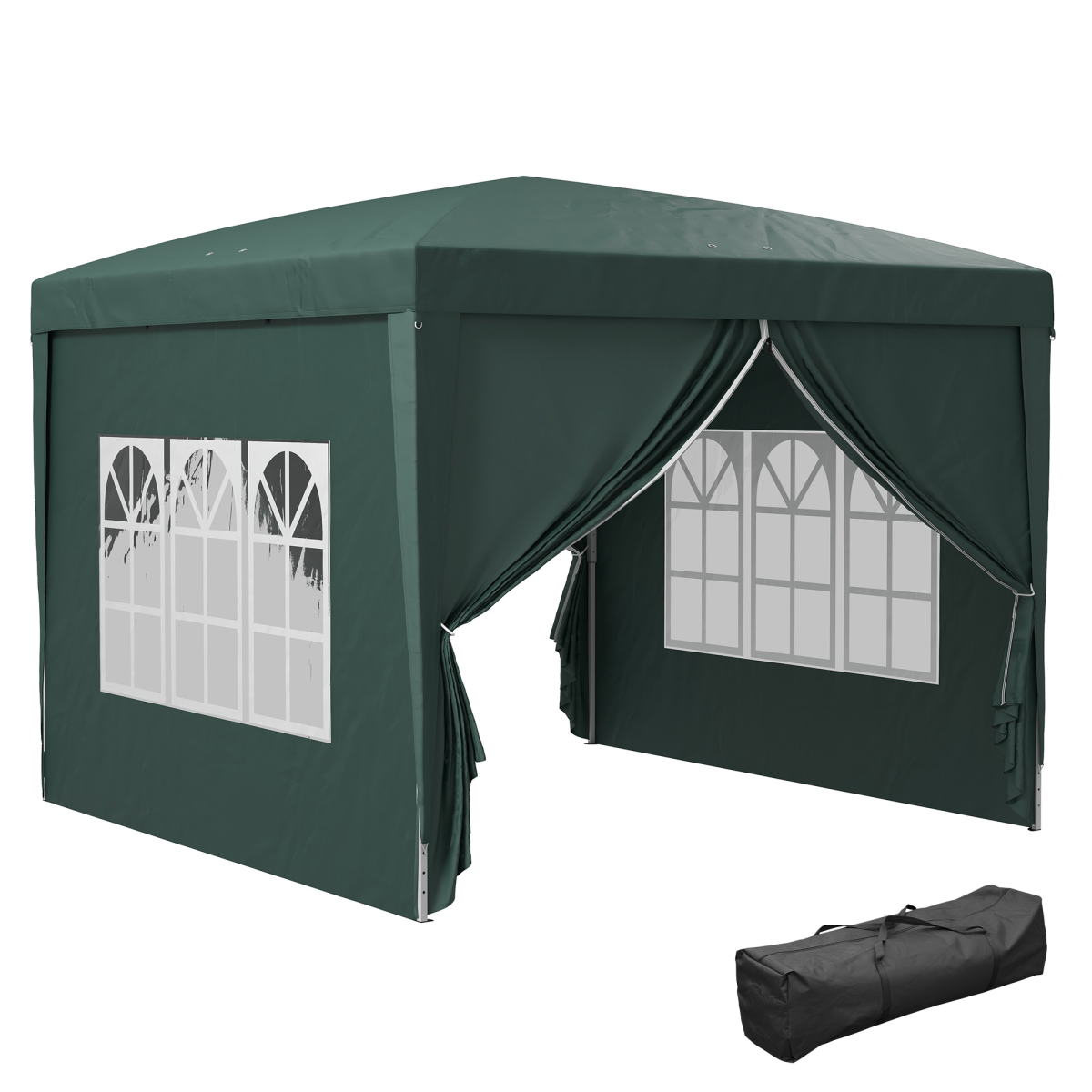 cortex-london-windsor-green-pop-up-gazebo-3m-x-3m-weather-resistant-canopy