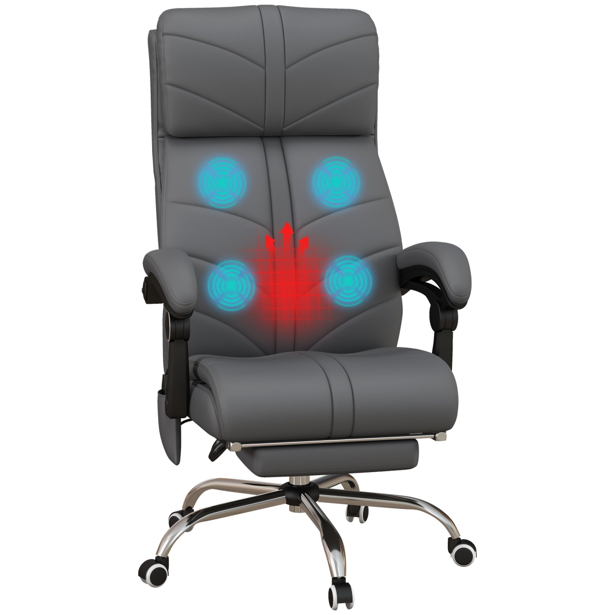 cortex-london-york-pu-leather-heated-massage-office-chair-footrest-grey