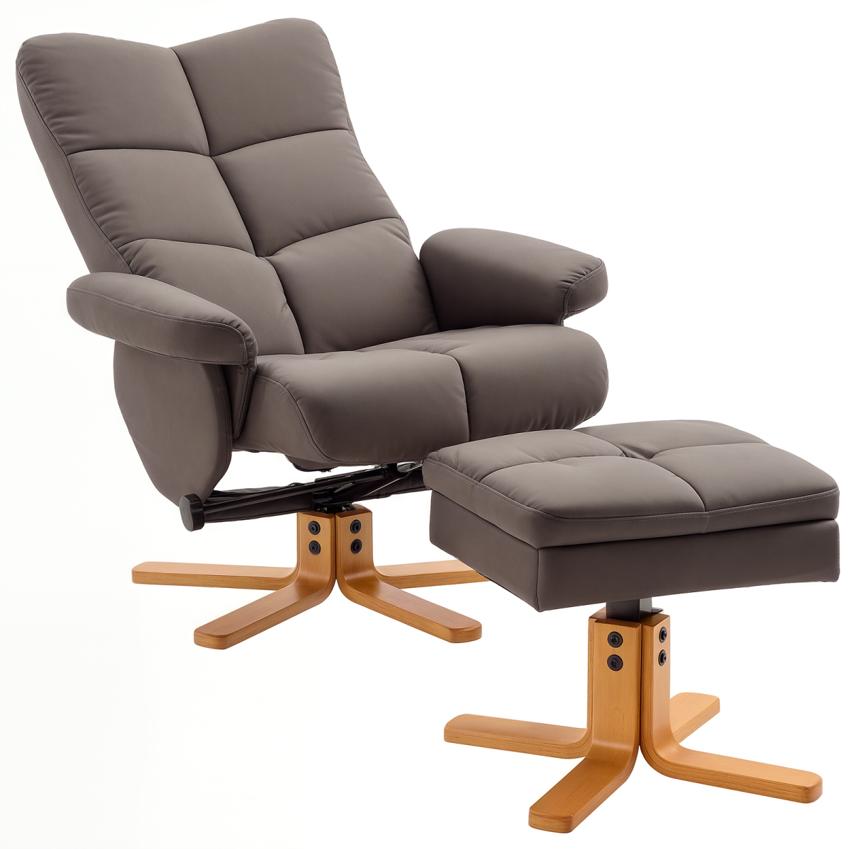 cortex-london-windsor-brown-faux-leather-recliner-chair-ottoman
