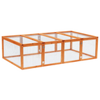New Rabbit Hutch Cage with Run and Play Space Mesh Wire Safety for Outdoor