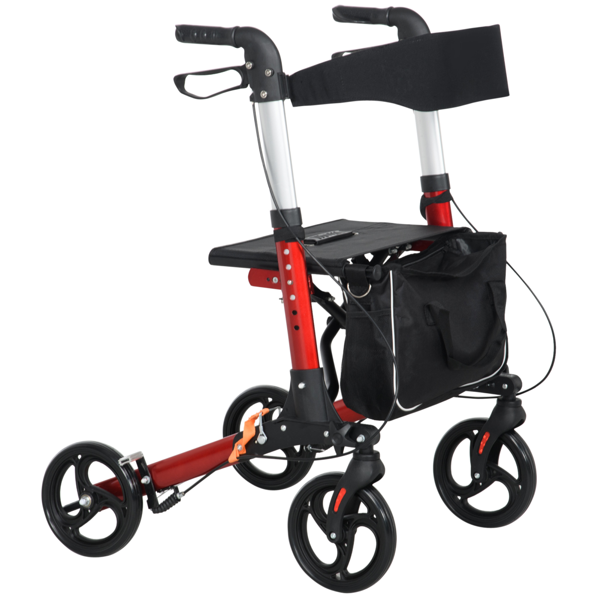 cortex-london-windsor-folding-rollator-walker-seat-storage-bag-adjustable-handle