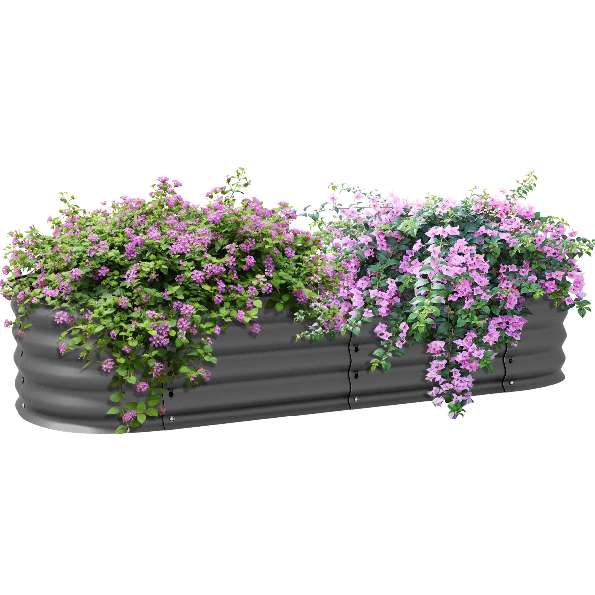 cortex-london-york-galvanised-steel-raised-garden-bed-planter-dark-grey