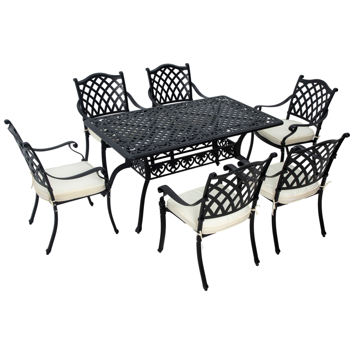 cortex-london-westminster-seven-piece-black-cast-aluminium-patio-dining-set