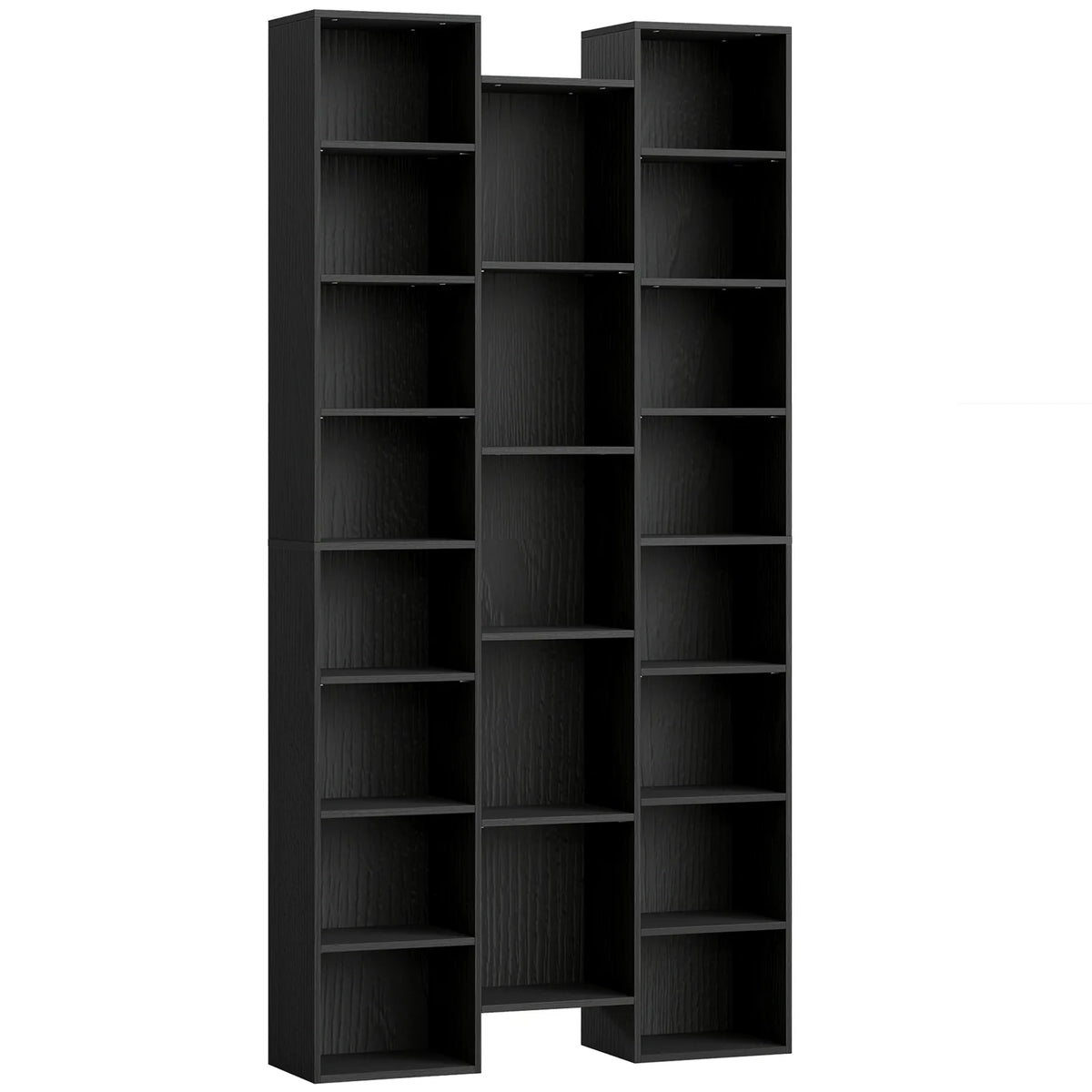HOMCOM 21-Compartment Bookshelf - Black