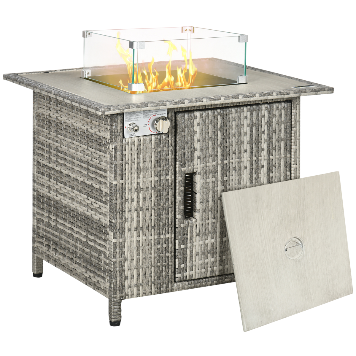 cortex-london-windsor-rattan-gas-fire-pit-dining-table-50000-btu-rain-cover