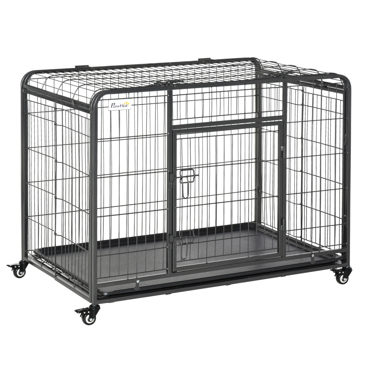cortex-london-windsor-large-metal-dog-cage-locking-door-wheels