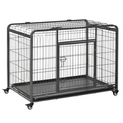 cortex-london-windsor-large-metal-dog-cage-locking-door-wheels