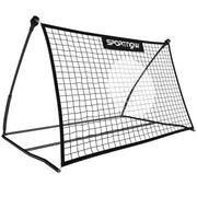 SPORTNOW Football Rebounder Net, Portable Kickback Football Rebounder Net with Carry Bag and Ground Stakes