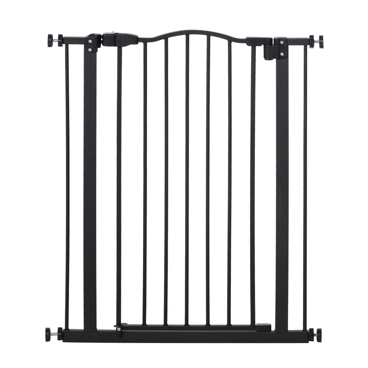 cortex-london-york-adjustable-metal-pet-gate-black-auto-close-door