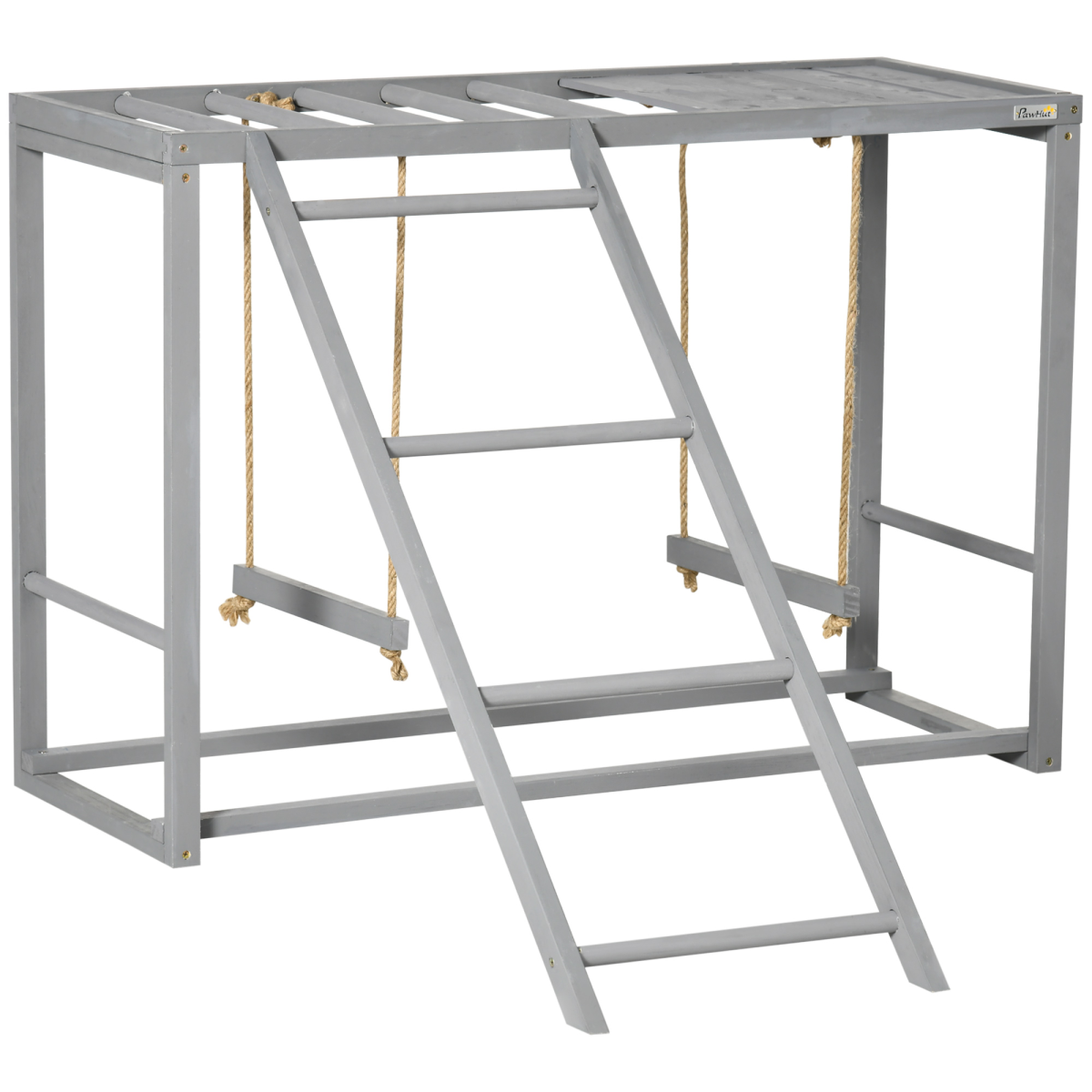 cortex-london-windsor-pawhut-chicken-swing-activity-play-set-grey-fir-wood