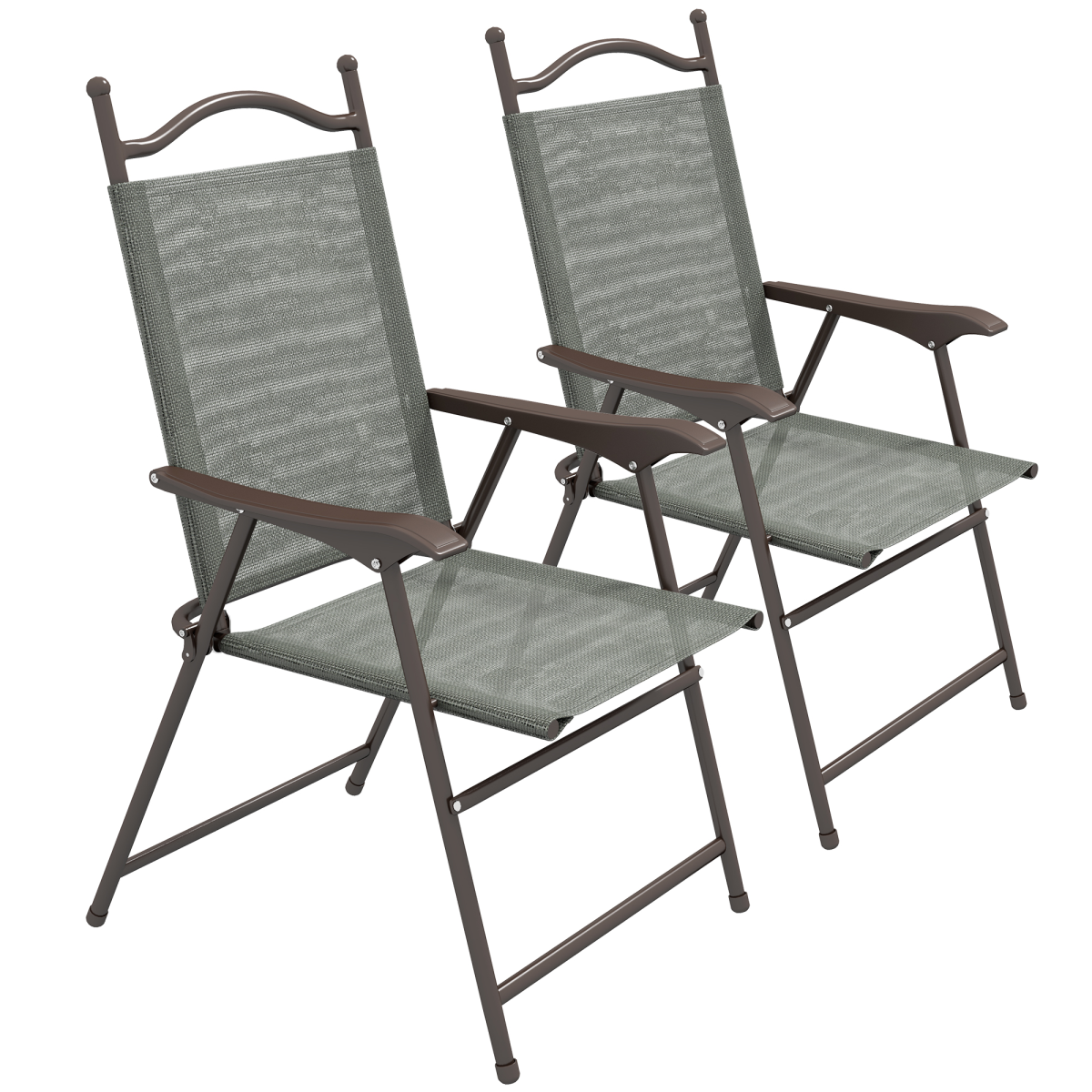 cortex-london-york-folding-chairs-set-dark-grey-mesh-steel-armrests
