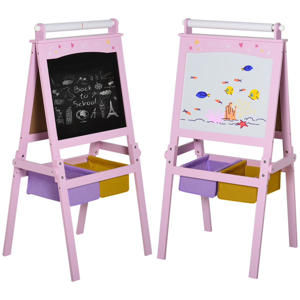 cortex-london-windsor-kids-art-easel-chalkboard-whiteboard-paper-roll