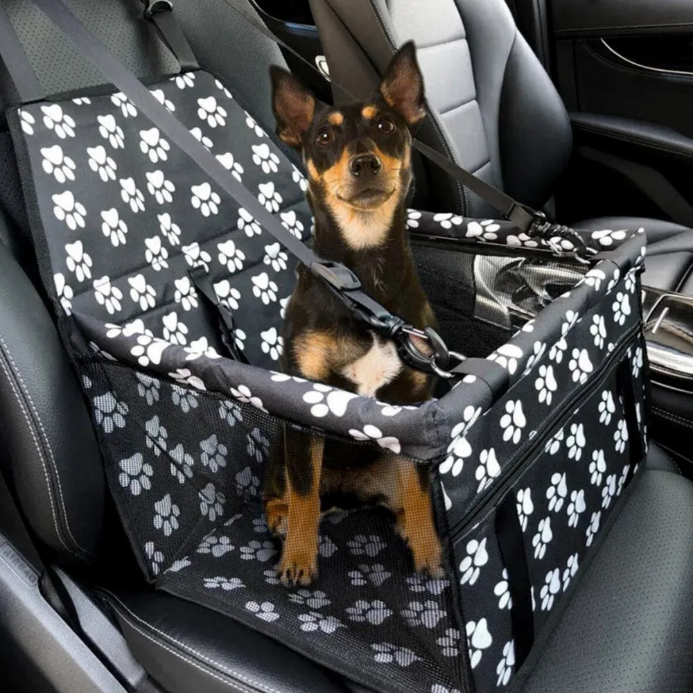 NEW Dog Car Seat For Small Medium Pet, Portable Cat Puppy Rabbit Seat Travel Booster UK