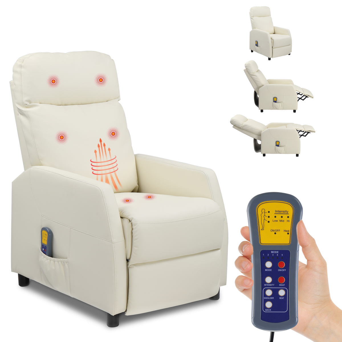 cortex-london-windsor-cream-white-pu-heated-massage-recliner-six-point-vibration-side-pocket