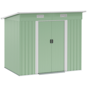 cortex-london-windsor-green-metal-garden-storage-shed