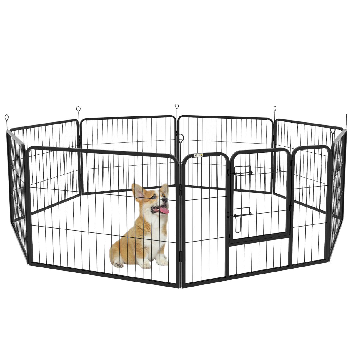 cortex-london-windsor-black-steel-dog-puppy-guinea-pig-playpen