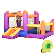 cortex-london-windsor-outsunny-bouncy-castle-slide-pool-blower-multicolour