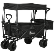 cortex-london-windsor-folding-trolley-cart-four-wheels-canopy-black