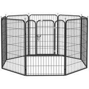 4 Sizes Pet Playpen Dog Rabbit  Puppy Cage Folding Run Fence Metal Hutch