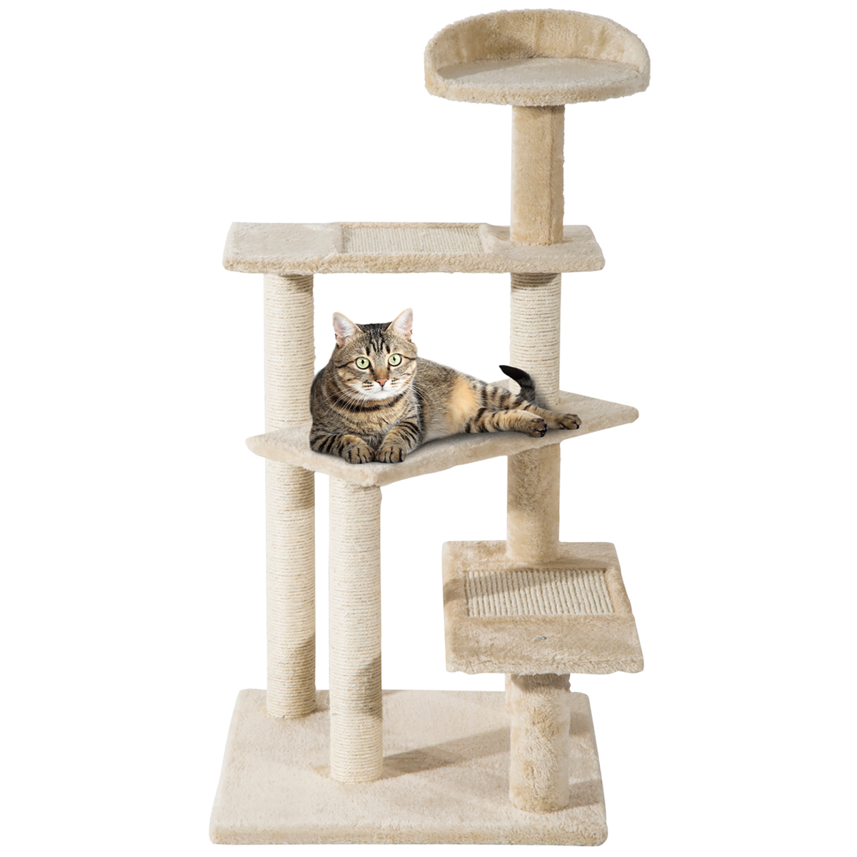 cortex-london-windsor-cat-tree-scratcher-tower-sisal-plush