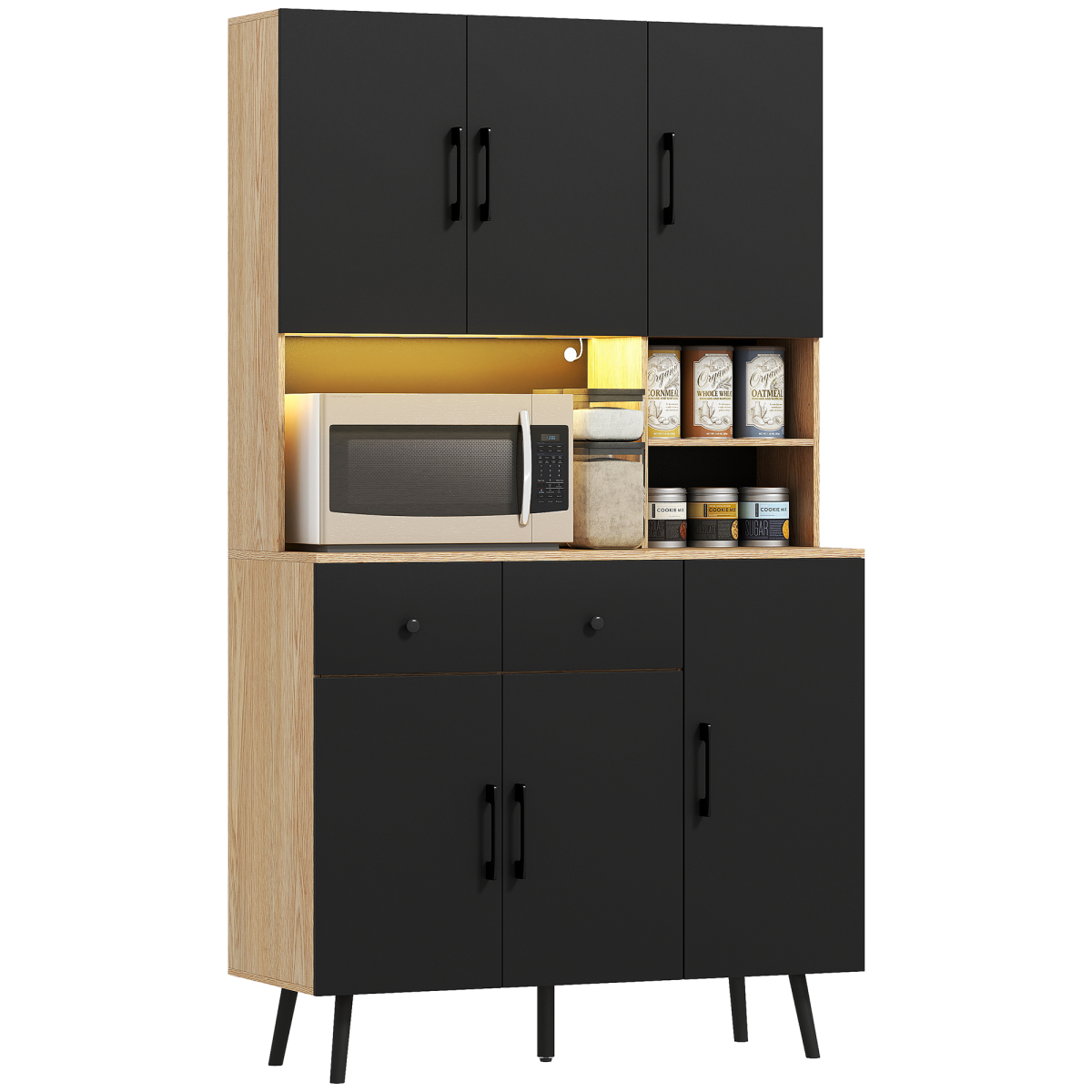 cortex-london-windsor-oak-led-kitchen-storage-cupboard