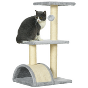 cortex-london-york-cat-tree-climbing-tower-72cm-light-grey-sisal-scratching-post