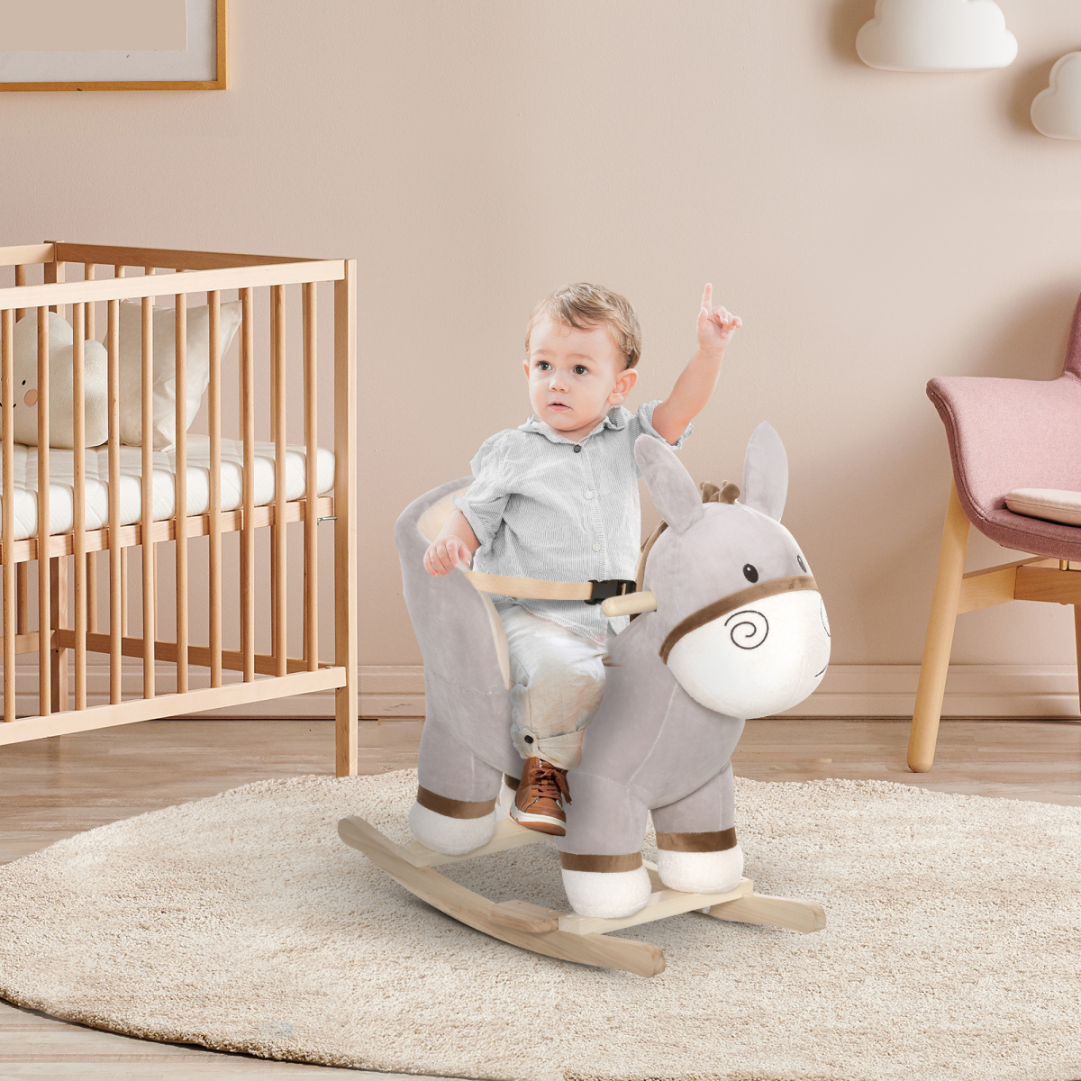 cortex-london-windsor-donkey-rocking-horse-grey-plush-wood-steel