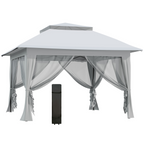 3.6 x 3m Foldable Pop-up Party Steel Frame Oxford w/ Roller Bag