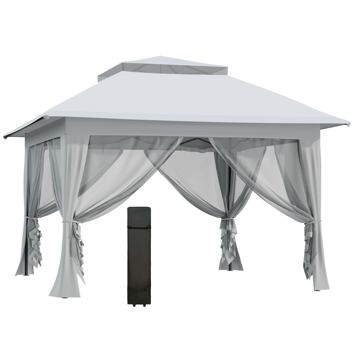 3.6 x 3m Foldable Pop-up Party Steel Frame Oxford w/ Roller Bag