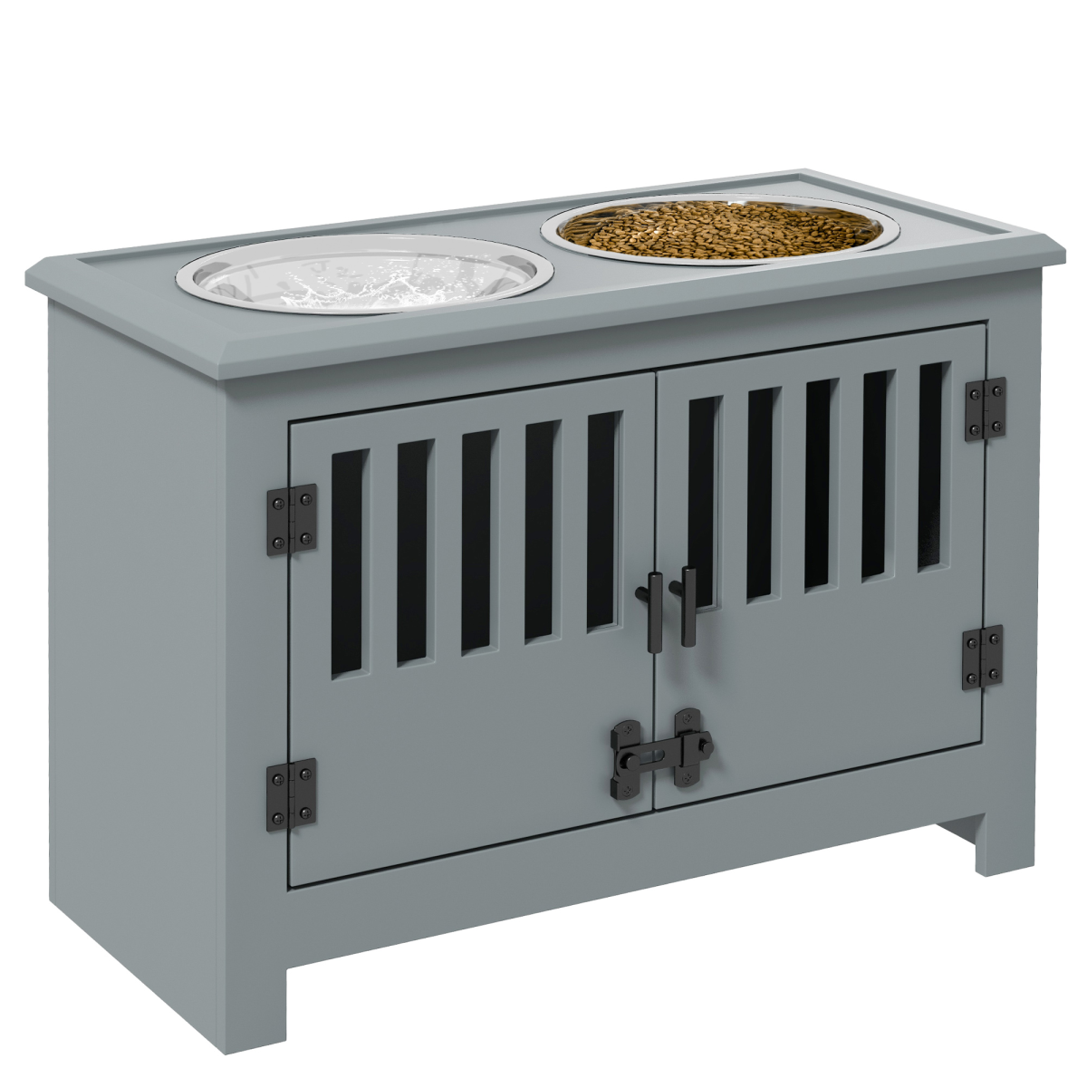 cortex-london-windsor-pawhut-raised-dog-feeding-station-grey