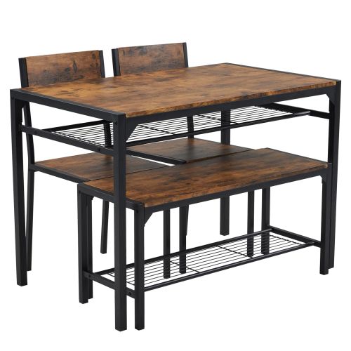 cortex-london-yorkshire-rustic-brown-dining-table-set-for-4-with-two-chairs-and-bench