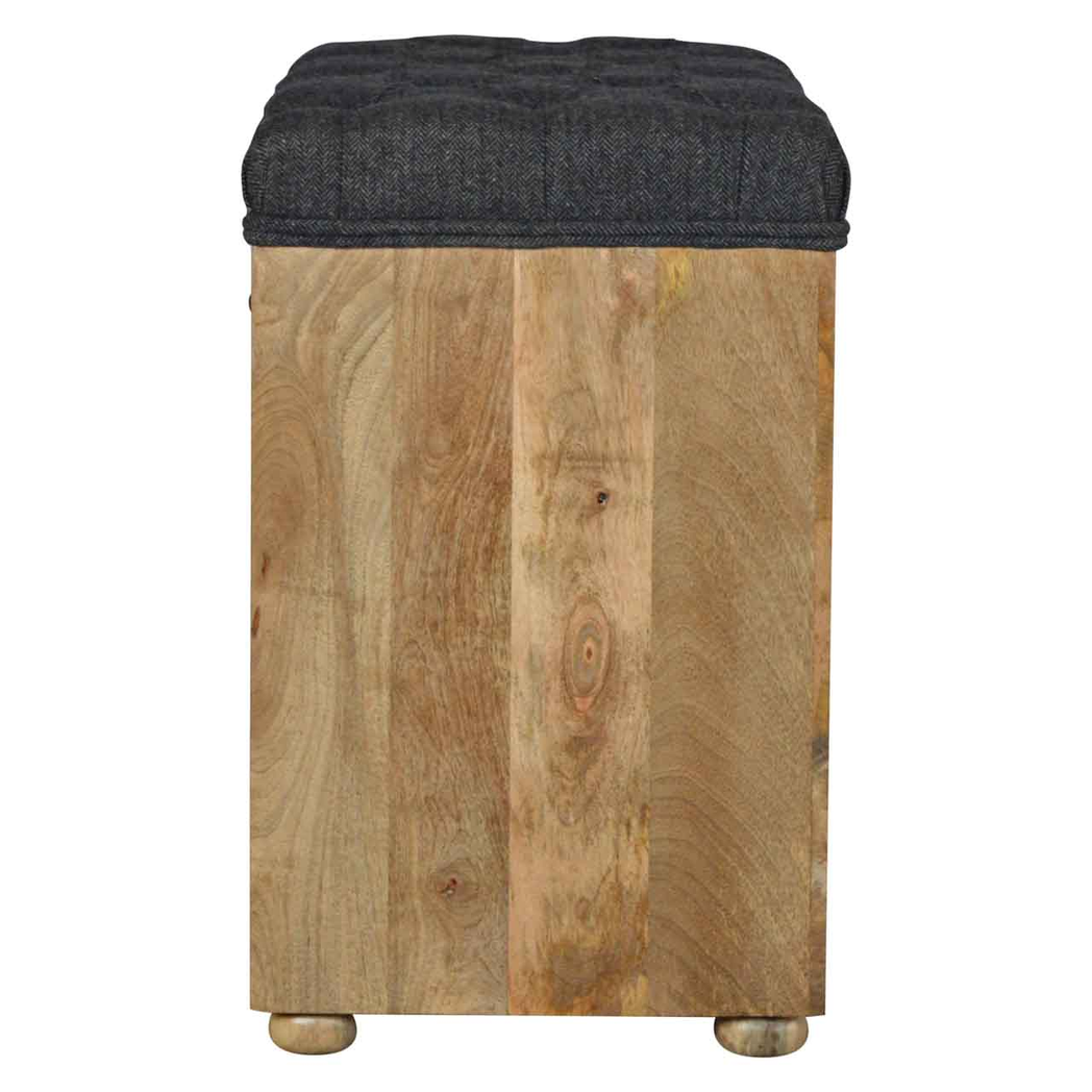 cortex-london-york-black-tweed-solid-mango-wood-shoe-storage-bench