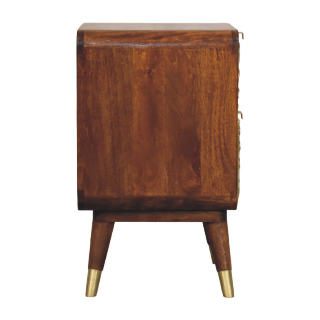 cortex-london-windsor-avora-brass-embossed-2-drawer-chestnut-nightstand-solid-mango-wood