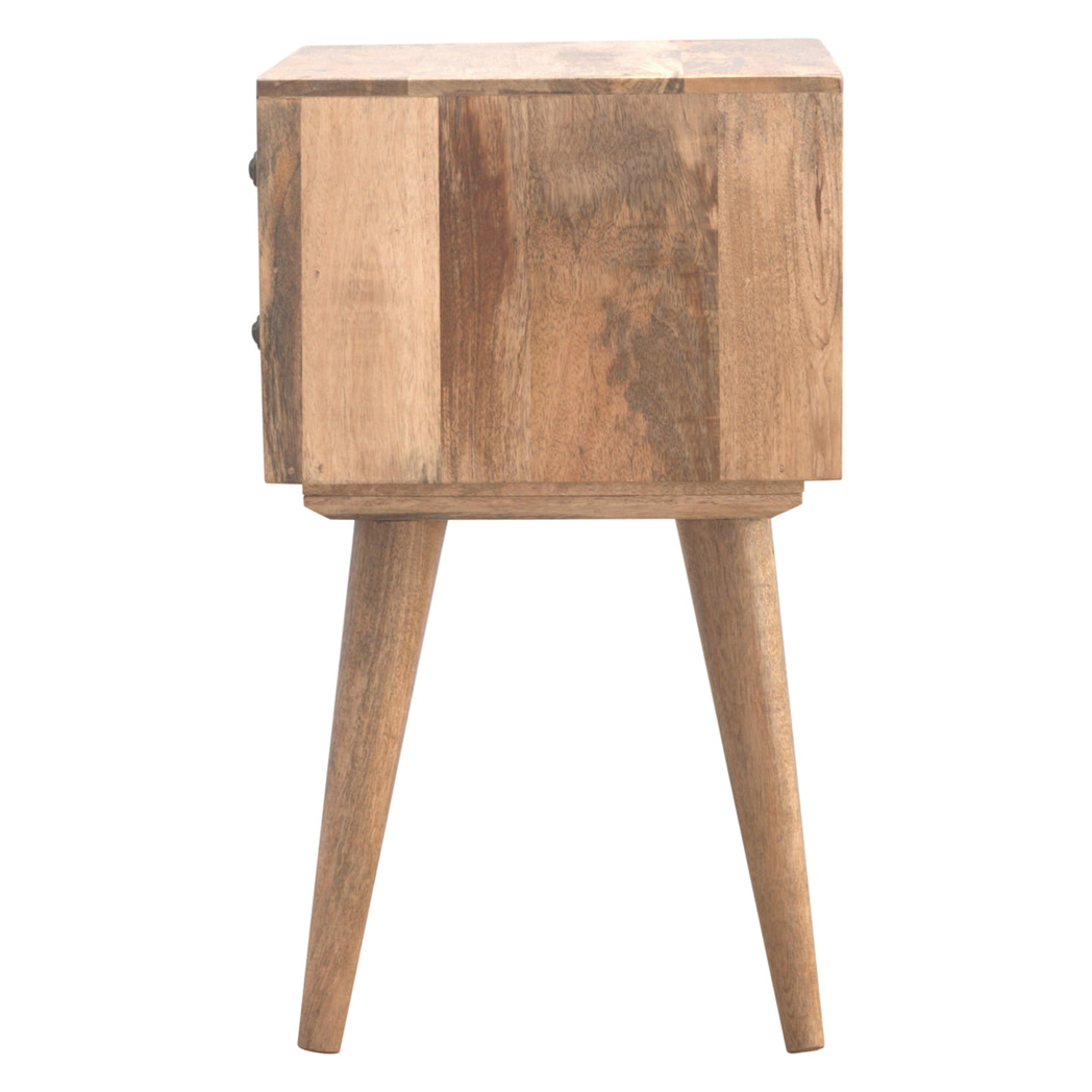 cortex-london-windsor-beige-solid-mango-wood-two-drawer-bedside-table