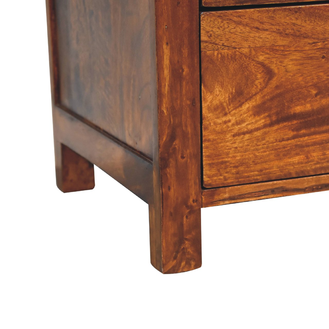 cortex-london-canterbury-aspen-dark-brown-solid-wood-3-drawer-bedside