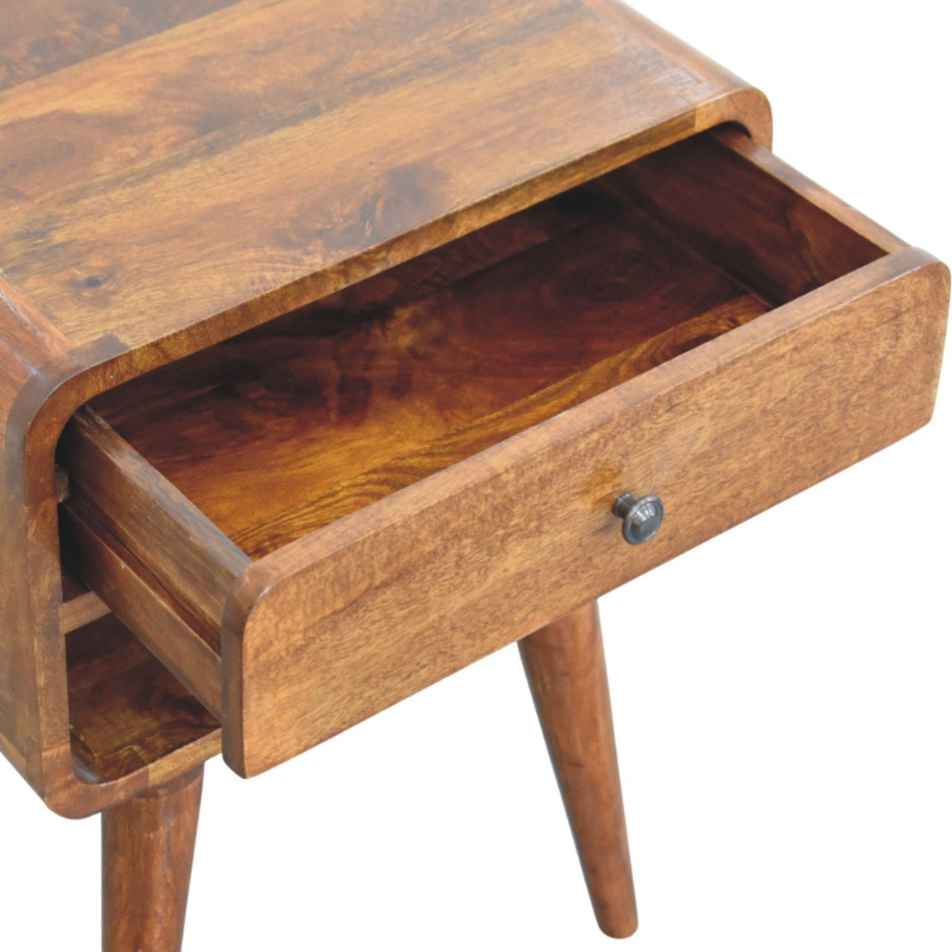 cortex-london-york-chestnut-mango-wood-bedside-table-drawer-open-shelf