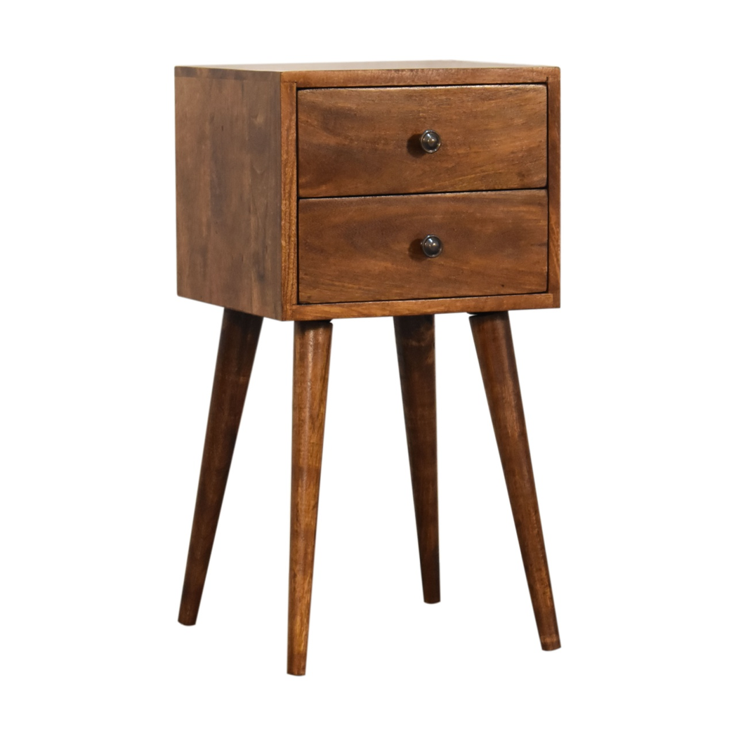 cortex-london-york-chestnut-solid-mango-wood-two-drawer-bedside