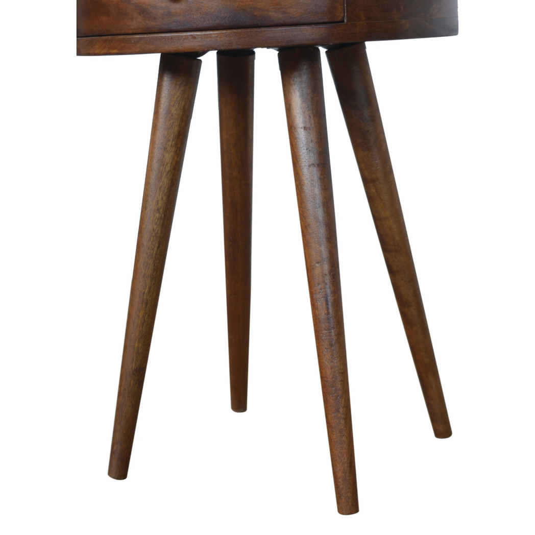 cortex-london-windsor-nordic-chestnut-circular-bedside-solid-mango-wood-one-drawer