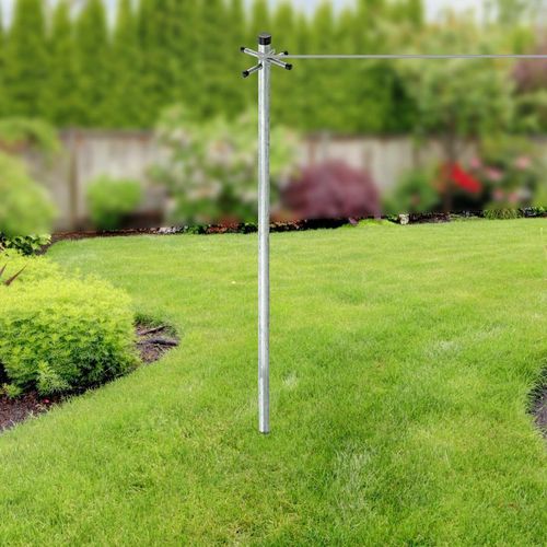 cortex-london-windsor-heavy-duty-galvanised-clothes-pole-outdoor-telescopic-2-piece-2-6m