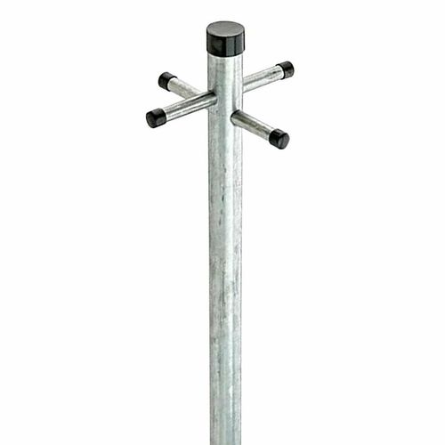 cortex-london-windsor-heavy-duty-galvanised-clothes-pole-outdoor-telescopic-2-piece-2-6m