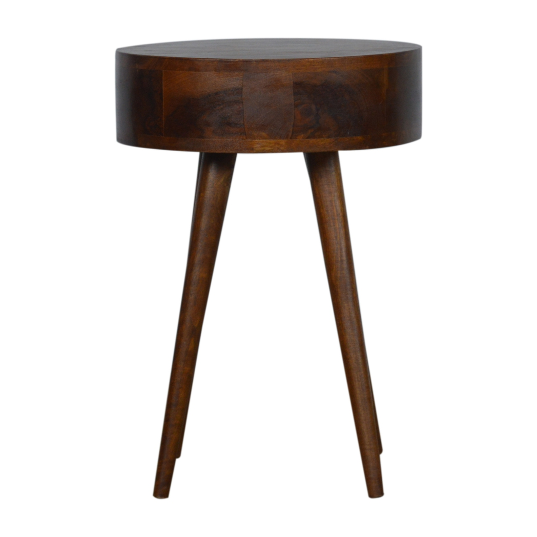 cortex-london-windsor-nordic-chestnut-circular-bedside-solid-mango-wood-one-drawer