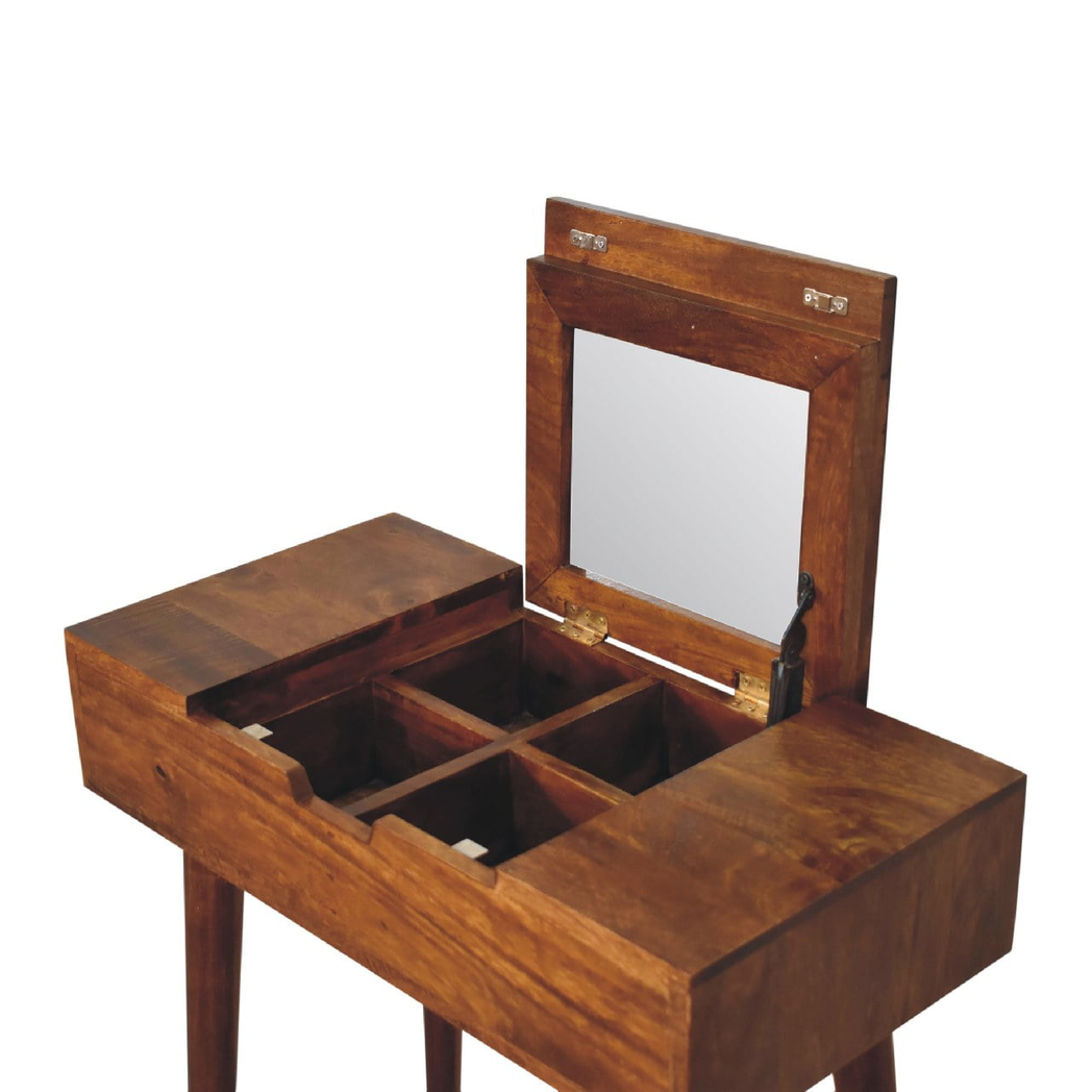 cortex-london-windsor-mini-chestnut-mango-wood-vanity-table-mirror