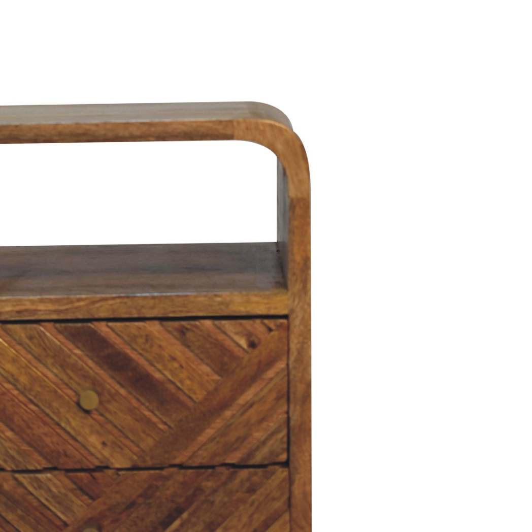 cortex-london-york-mini-lille-curved-solid-wood-bedside-brown-two-drawers-one-open-slot