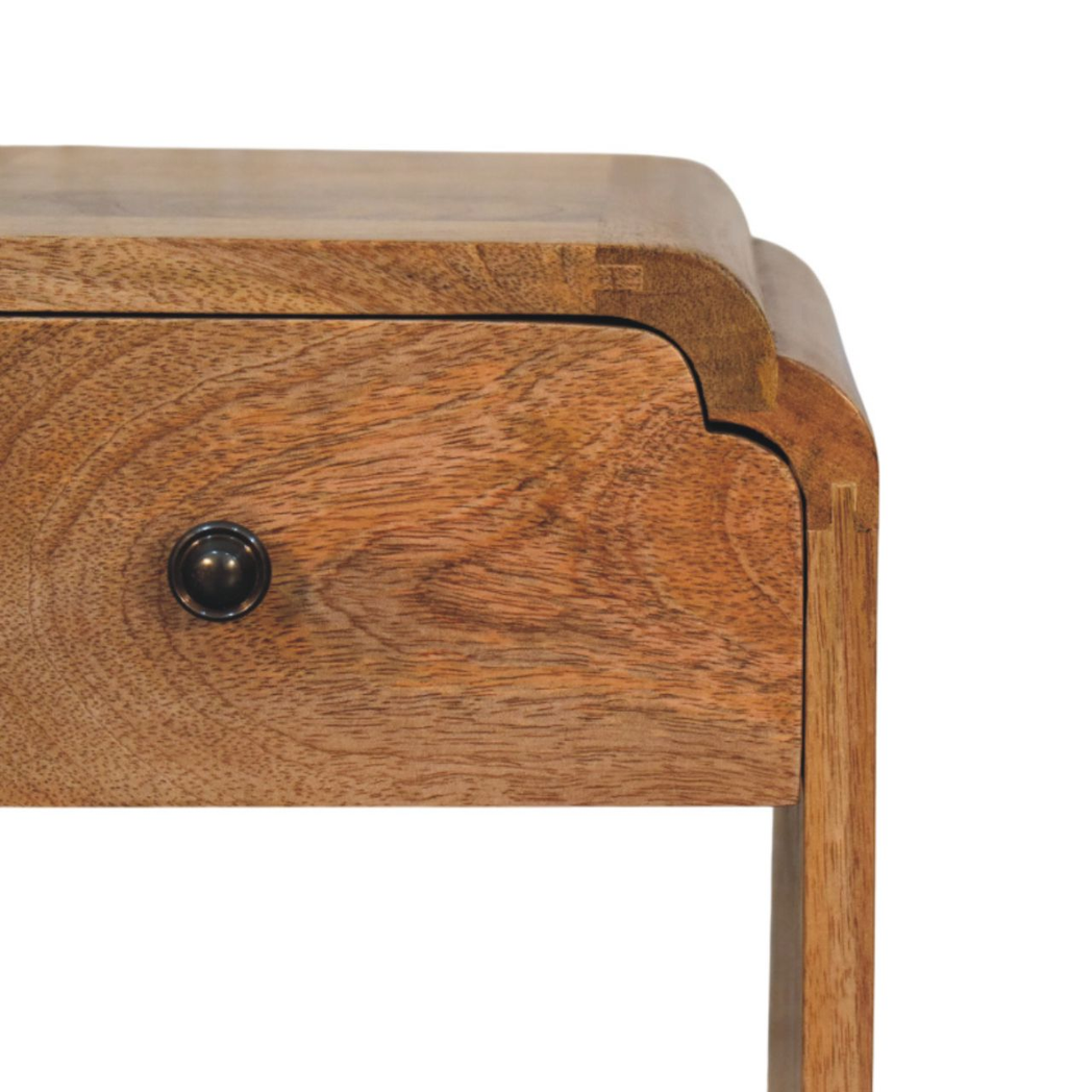 cortex-london-windsor-oakish-mango-wood-bedside-table-drawer-open-shelf