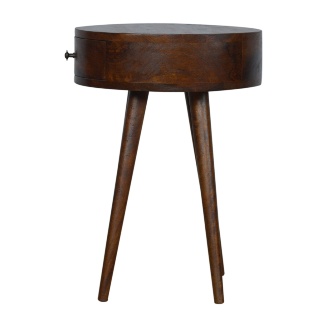 cortex-london-windsor-nordic-chestnut-circular-bedside-solid-mango-wood-one-drawer