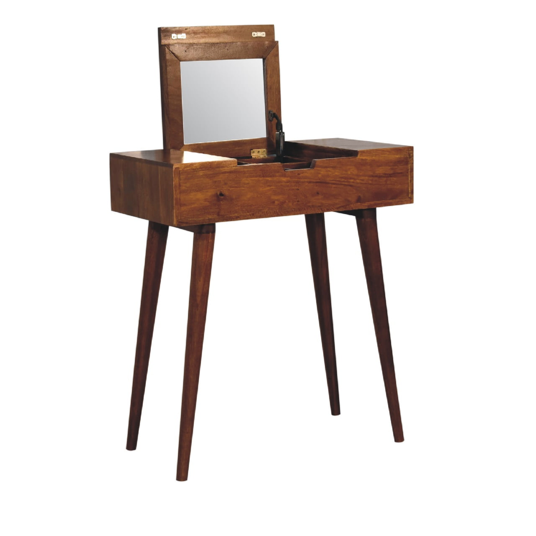 cortex-london-windsor-mini-chestnut-mango-wood-vanity-table-mirror